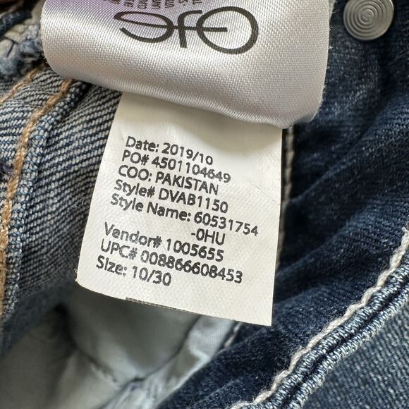 Vintage America Jeans Womens Size 10/30 Blue Medium Wash Denim Boot Cut Mid Rise - Picture 11 of 14